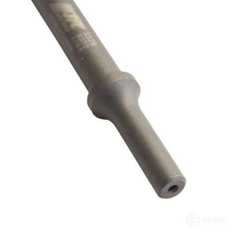 Chisel for pneumatic hammer L=127mm round with protrusion d=15mm JTC