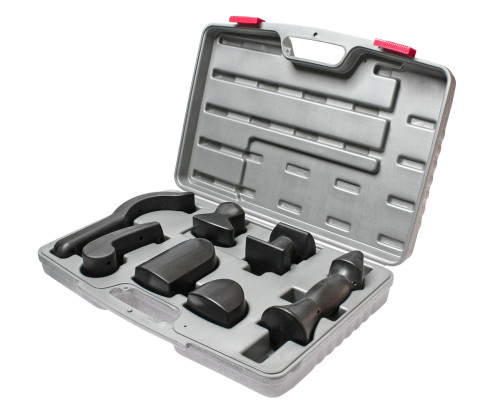A set of 7-piece rubberized mandrels in a JTC case