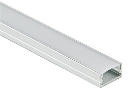 SIRIUS-1407S aluminum overhead profile with screen, aluminum color, 3m, AKS