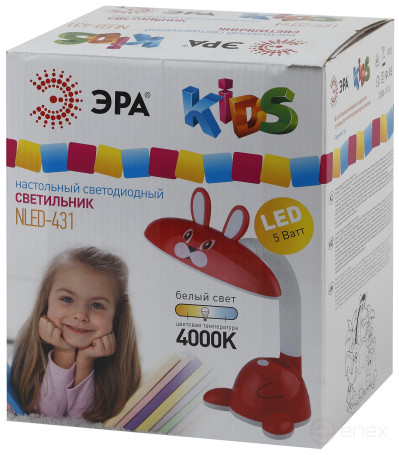 ERA NLED-431-5W-R LED Table Lamp Red