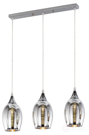 Светильник подвесной (подвес) Rivoli Malady 9123-203 3 х Е27 40 Вт модерн потолочный