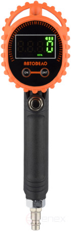 Пистолет для накачки шин с цифровым манометром 14 атм.(АвтоDело PRO) 42325