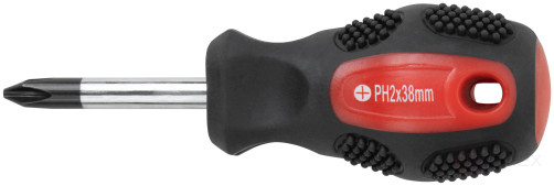 Screwdriver "Master", CrV steel, rubberized handle 6x38 mm PH2