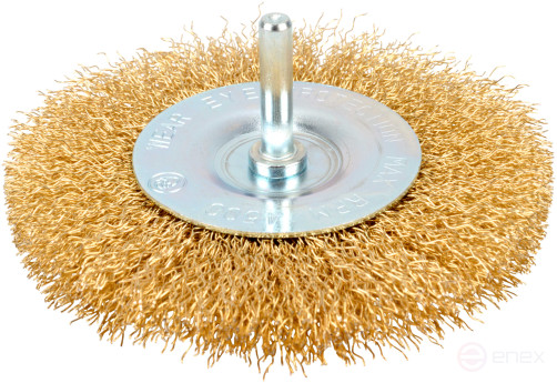 Щетка зачистная для дрели плоская D-75мм.(АвтоDело) 44036