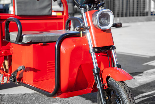 Cargo electric tricycle Rutrike Amulet 1100 60V650W, dark blue matte