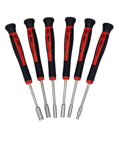Felo Screwdriver set-socket wrenches for precision work , 6 pcs 24996156