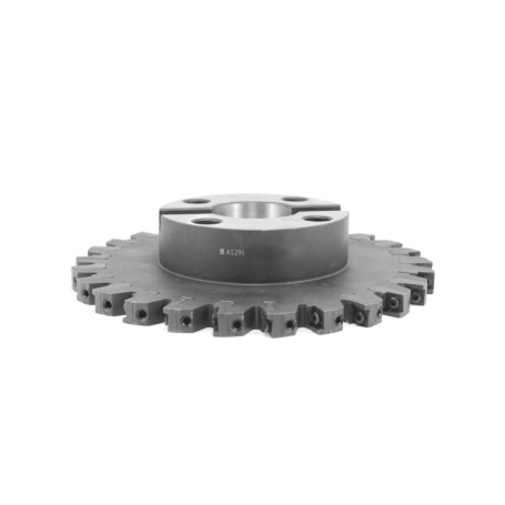 Three-sided milling cutter 200 x 19-22 x 40 with mechanical fastening 4gr. pl. SPMT 120408 Z=20 (2x10) with flange AS290-R200.1922.10.C40 "Russian Tool" (RI)