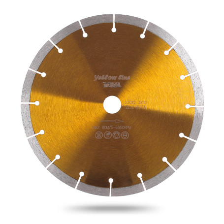 Diamond segment disc Messer Yellow Line Beton. Diameter 230 mm.