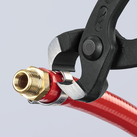 Pliers for clamps with one/two lugs (including Oetiker systems), applicable for anther clamps, pipelines, L-220 mm