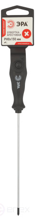 150PH0 Отвертка ЭРА PH 0х150 мм крестовая двухкомпонентная рукоятка