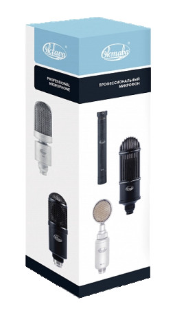 Микрофон Октава МК-102 Конденсаторный, черный