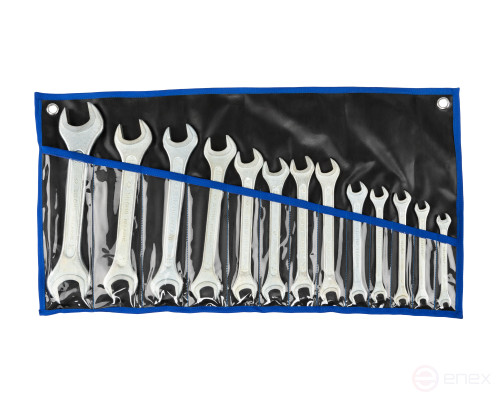 Набор ключей гаечных рожковых двусторонних 13 шт. (7-32) ПВХ сум. SITOMO BELARUS