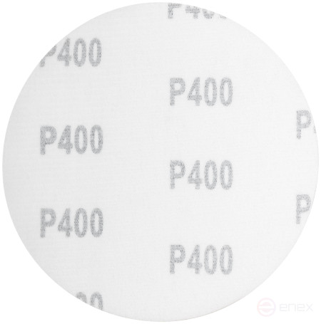 Круги шлифовальные сплошные (липучка), алюминий-оксидные, 125 мм, 5 шт. Р 400