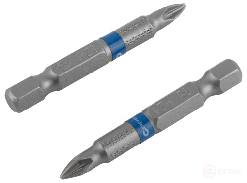 Steel bits, 10 pcs., CUTOP Profi, PZ1, 50 mm
