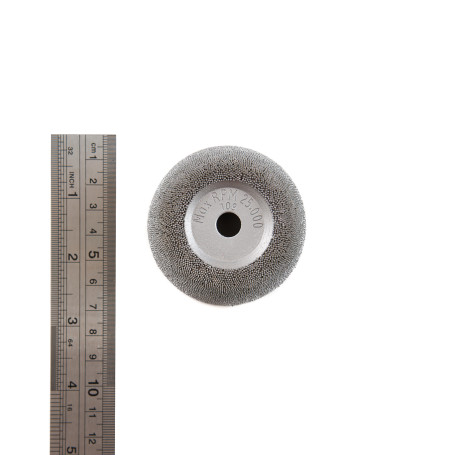 NS109 Rough hemisphere, Ø63.1x26.9mm, AH 9,5mm, 230 Grit