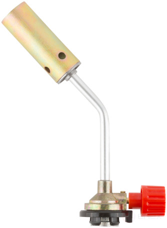 Gas burner for a standard collet cylinder