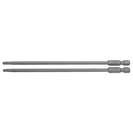 2 x TORX T15 150 mm 1/4 Screw Bits