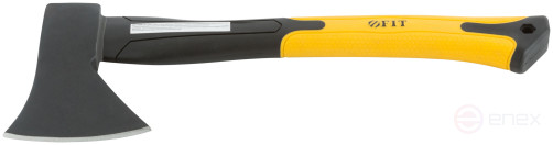 The axe is forged reinforced steel, reinforced fiberglass handle 600 gr.