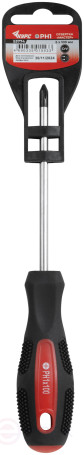 Screwdriver "Master", CrV steel, rubberized handle 5x100 mm PH1