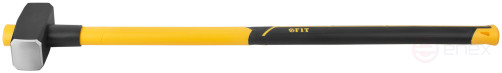 Forged sledgehammer, fiberglass reverse reinforced handle 900 mm, 4 kg