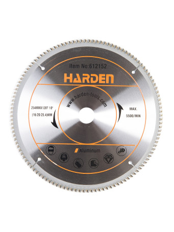 Пильный диск по металлу 254 x 120, 20/16 x 120Т твердосплавная пластина YG6 // HARDEN