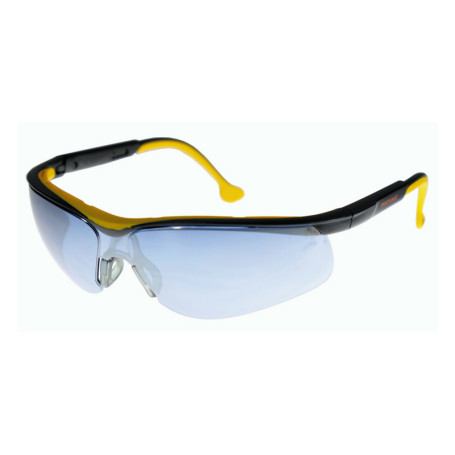 Safety glasses open O50 MONACO super (5-3.1 PC) blue, yellow, 30 pcs.