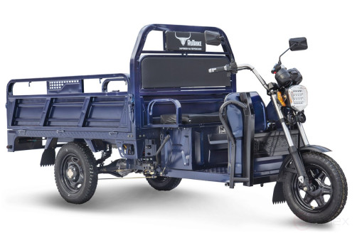 Cargo electric tricycle Rutrike D4 1800 60V1200W, blue