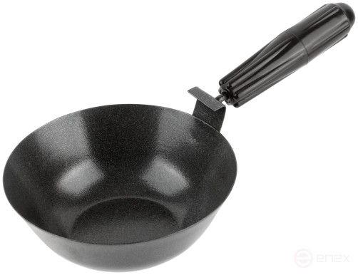 Construction bucket with pad, plastic handle, polymer coating 160 mm
