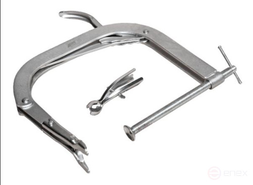 Valve decoupler reinforced with interchangeable grips (straight and curved) JTC