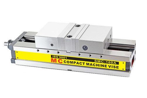 Partner SMC-160A Mechanical vise, 2nd clamp, high pressure, for CNC machines, sponge width 160 mm, solution 0-100 mm, clamping force 56 kN