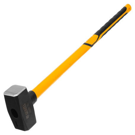 Sledgehammer 4000 g, forged, fiberglass handle with TPR coating, 880 mm Denzel