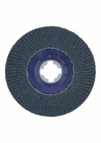 X-LOCK petal circles, straight version, plastic sole, Ø125 mm, G 40, X571, Best for Metal, 1 pc. D= 125 mm; G= 40, straight version