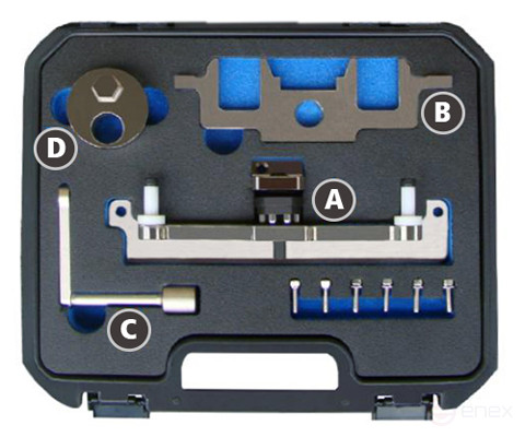 A set of clips for MB engines, case, 8 items MASTAK 103-21308C