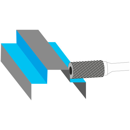 KORNOR cylindrical borehole with an end face of 4 mm, standard notch