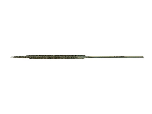 Diamond-coated cruciform file, 140 mm