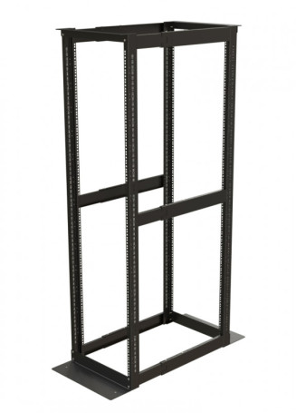 ORK2A-4781-RAL9005 Open rack 19-inch (19"), 47U, height 2426 mm, two-frame, width 550 mm, depth adjustable 800-1250 mm, color black (RAL 9005)