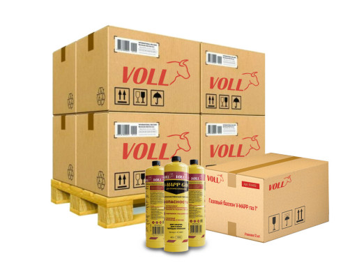 V-MAPP gas cylinder 1", 5 boxes (60 cylinders)
