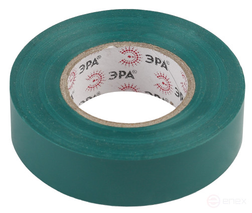 Изолента ЭРА ET1520GREEN ПВХ 15мм х 20м зеленая