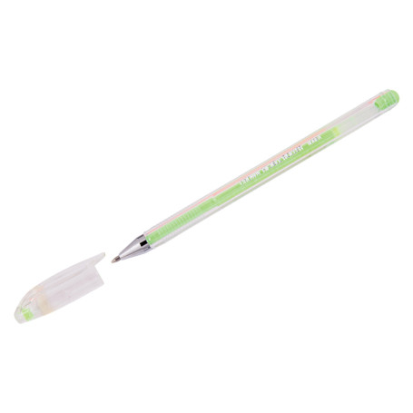 Gel pen Crown "Hi-Jell Pastel" green pastel, 0.8mm