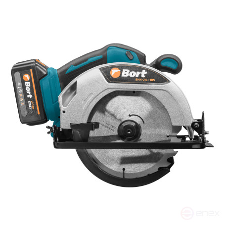 Circular cordless saw BORT BHK-21Li-185 (2*3.0 Ah + battery)