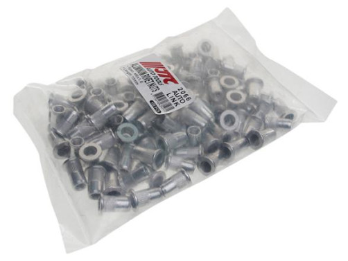 Заклепка резьбовая M6х1мм алюминиевая 100шт. JTC