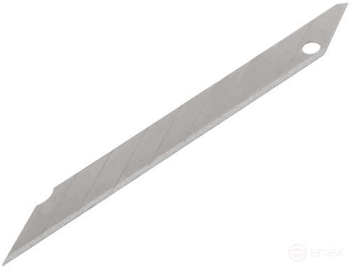 Blades for a 9 mm technical knife, 9 segments, 30 degree angle, SK5 steel (10 pcs.)
