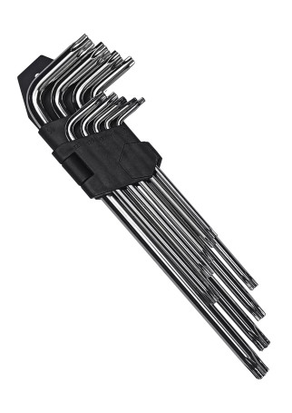 Set of imbus keys VertexTools asterisks 9 pcs 18 cm