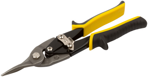 Metal scissors reinforced CrV Pro, rubberized handles, straight 260 mm