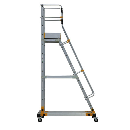 Warehouse ladder-platform of 10 steps