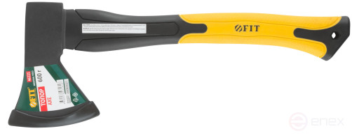 The axe is forged reinforced steel, reinforced fiberglass handle 600 gr.