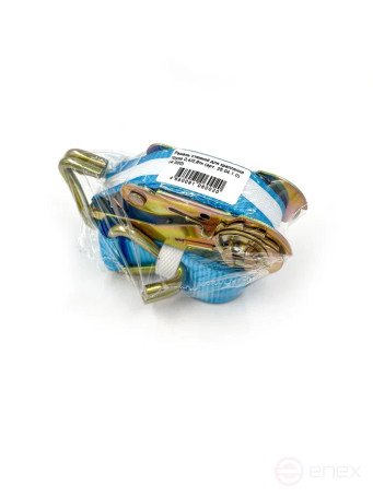 Ремень стяжной с храповым механизмом РОМЕК для крепления груза 0,4/0,8тн, 5м, арт. 25.04.1.0