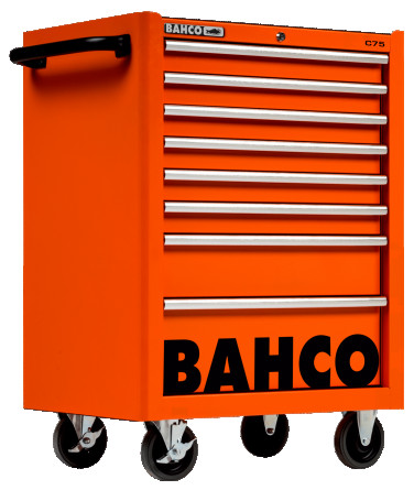 Tool cart 8 boxes, orange