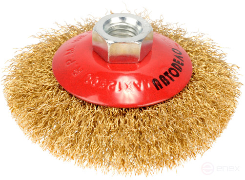 Ear cleaning brush flat D-100mm M14*2 (Avtodor) 44046