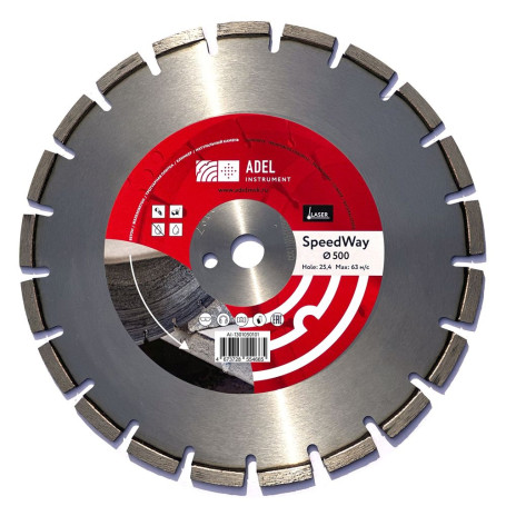 Diamond SpeedWay Disc f500*4.0*25.4 Adel Instrument